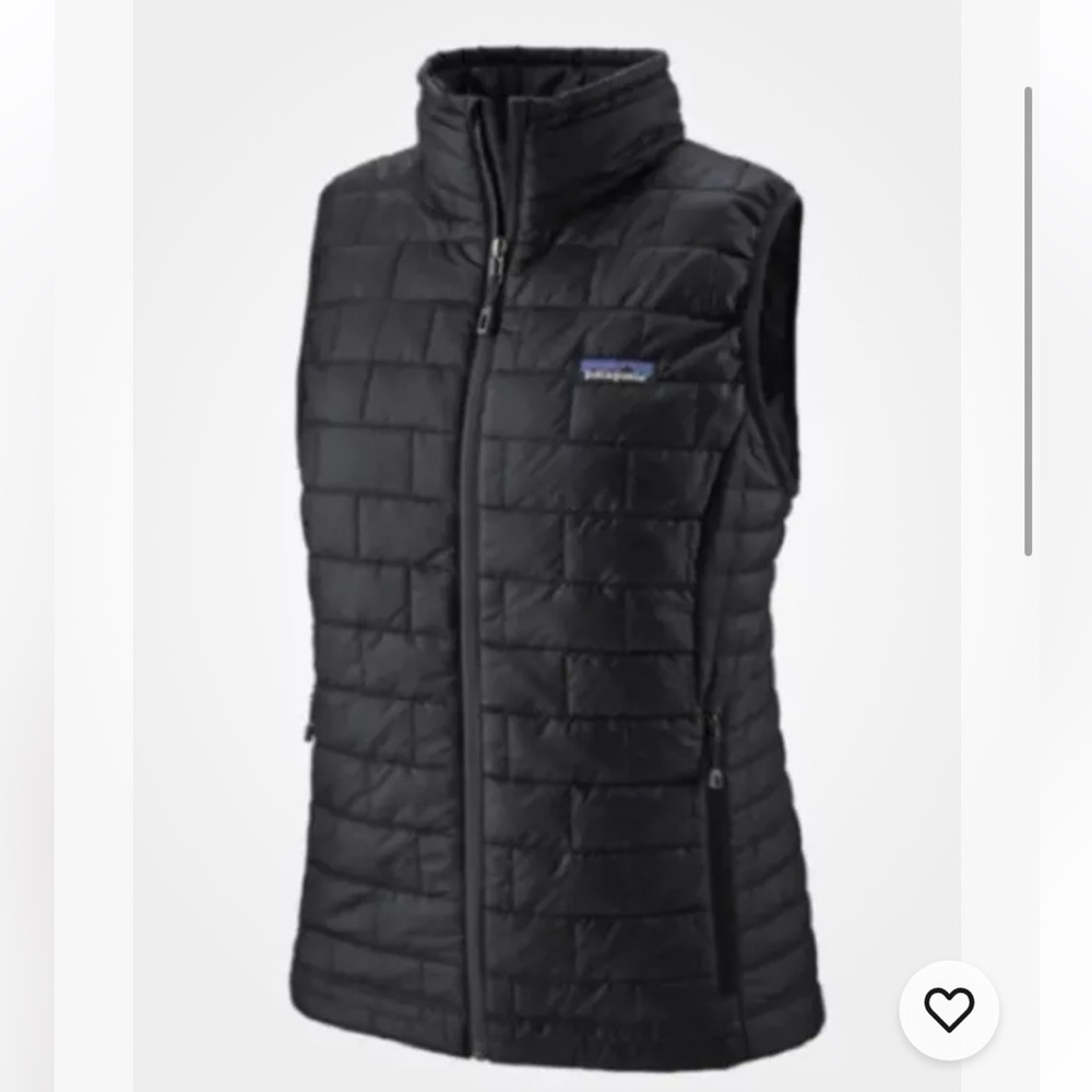 NWT Patagonia black Nano Puff Insulated Vest - women’s S
